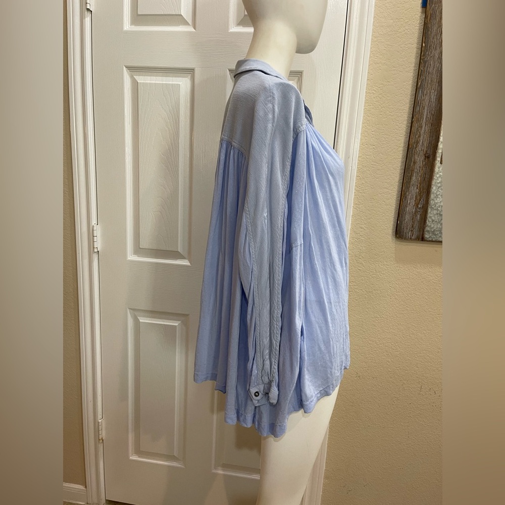 Light Blue Women's Top - Picture 3 of 6
